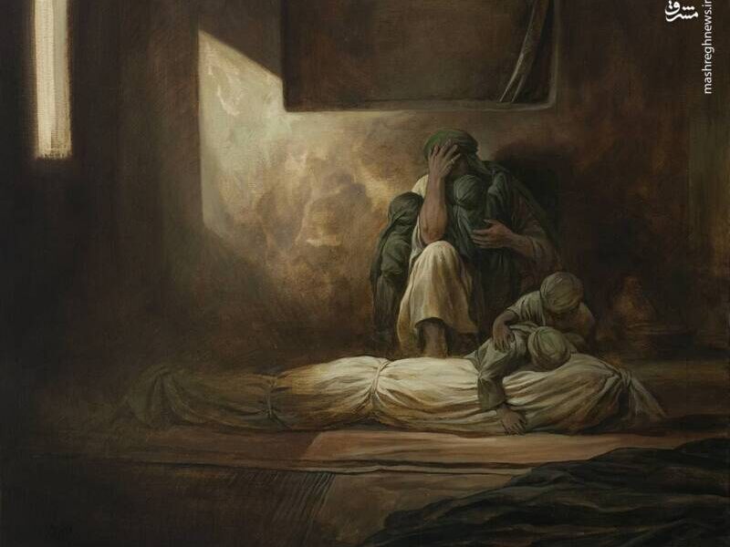 عکس/ تازه ترین اثر حسن روح الامین با عنوان " آل نبی"