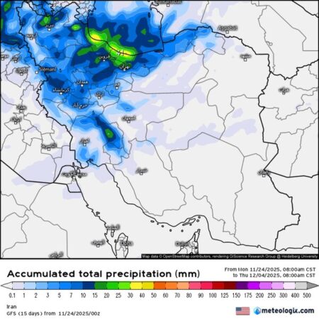 خبر خوش برای آتش‌سوزی جنگل الیت: بارش باران در راه است +نقشه