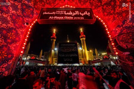 عکس/ مراسم شام غریبان حضرت زهرا(س) در حرم امیرالمومنین