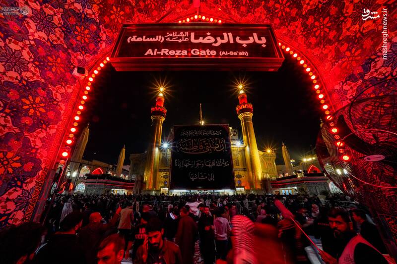 عکس/ مراسم شام غریبان حضرت زهرا(س) در حرم امیرالمومنین