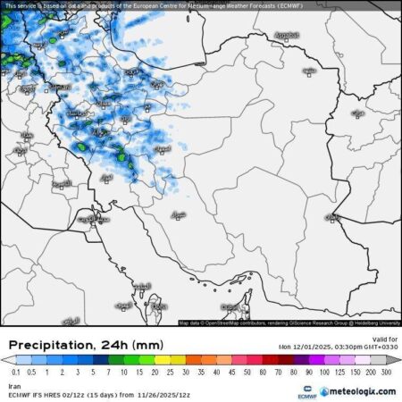 آغاز بارش‌های پاییزه از هفته دوم آذر/ طبیعت دوباره نقش نجات‌دهنده را بازی می‌کند +نقشه هواشناسی