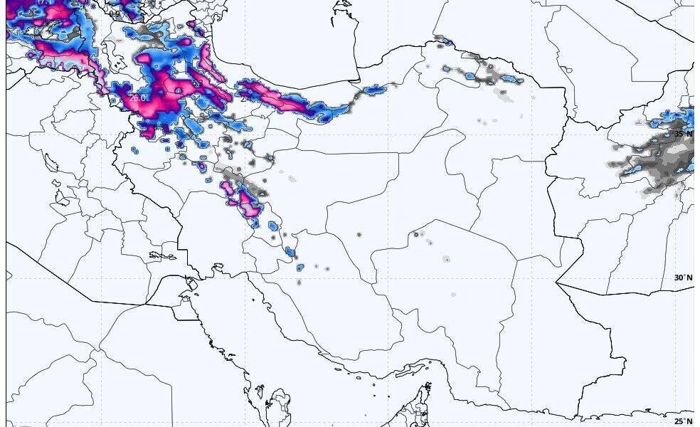 سامانه بارشی قدرتمند در راه ایران/ این مناطق کشور برای بارش‌های سنگین آماده باشند