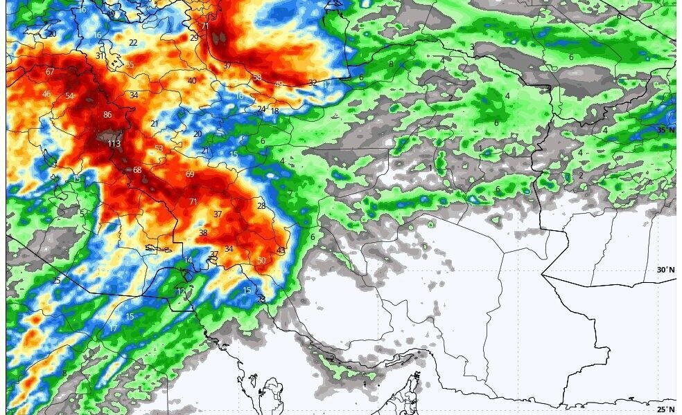 سوپرایز پاییز از راه رسید؛ ۱۰ روز بارش برف و باران برای این مناطق کشور +نقشه هواشناسی