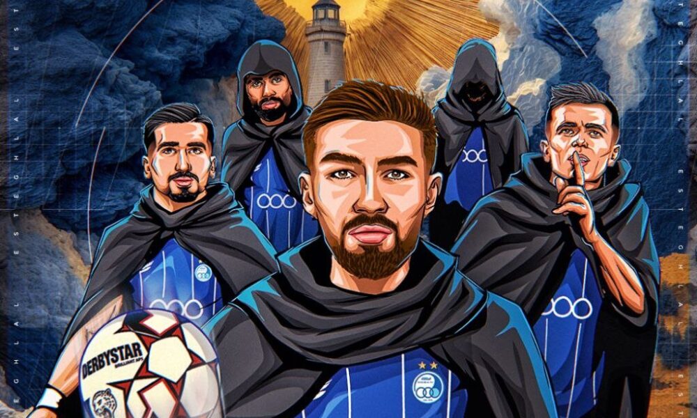 پوستر جنجالی استقلال برای دربی؛ حضور یک بازیکن ناشناس +عکس پوستر جنجالی استقلال برای دربی؛ حضور یک بازیکن ناشناس +عکس