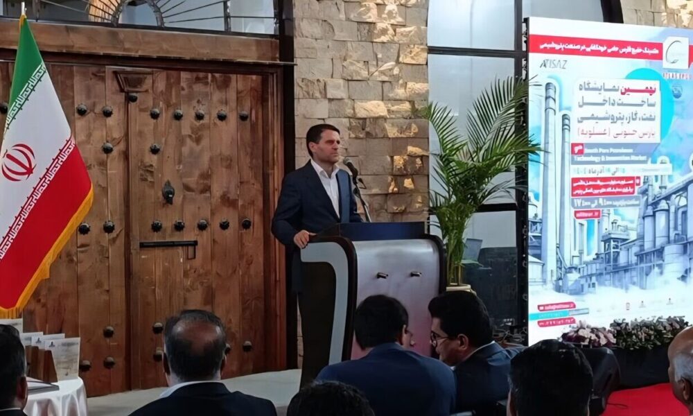 ۹۵ درصد تجهیزات ثابت پتروشیمی در کشور تولید می‌شود