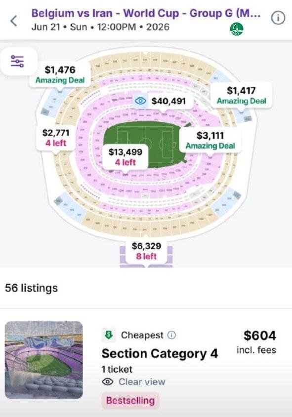 تیم ملی فوتبال ایران بازار بلیت‌های جام جهانی را به هم ریخت +تصاویر