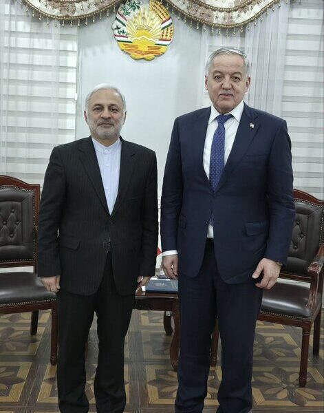 معاون کنسولی وزارت خارجه ایران با وزیر امور خارجه تاجیکستان دیدار کرد معاون کنسولی وزارت خارجه ایران با وزیر امور خارجه تاجیکستان دیدار کرد