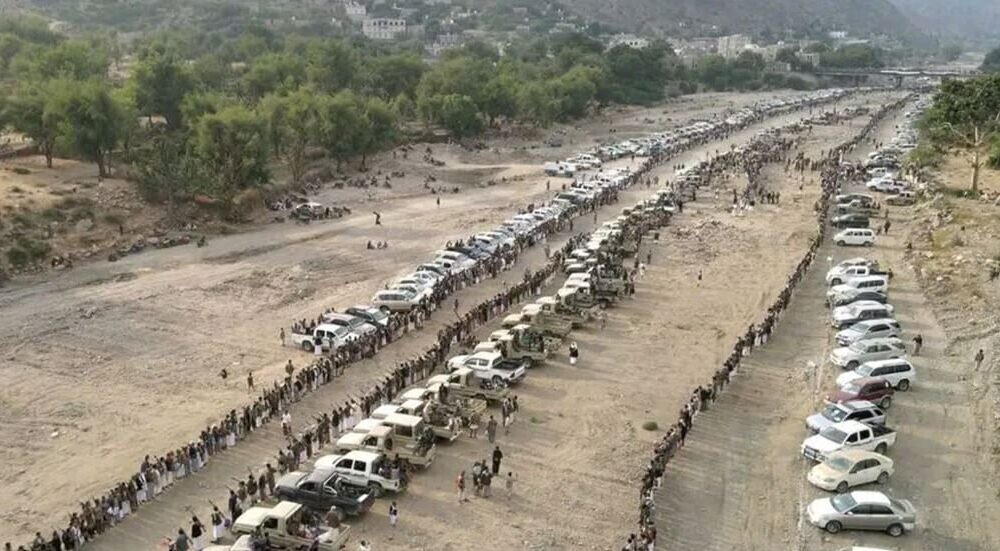 قبایل یمن آمادگی خود را برای مقابله با رژیم صهیونیستی اعلام کردند قبایل یمن آمادگی خود را برای مقابله با رژیم صهیونیستی اعلام کردند