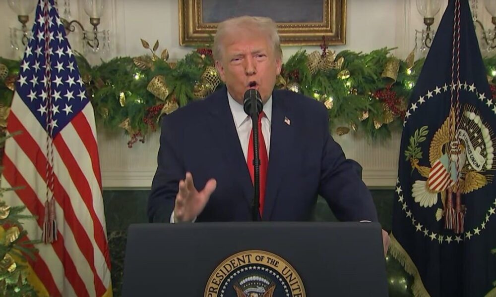 ترامپ ادعاهای خود درباره برنامه هسته‌ای ایران و پایان دادن به ۸ جنگ را تکرار کرد