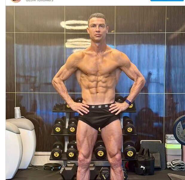 این بدن متعلق به ۴۰ ساله‌ها نیست! رونالدو همه را مات کرد +عکس