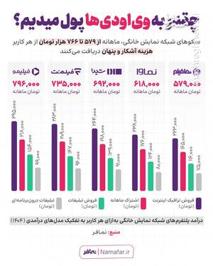ماهی ۷۶۶ هزار تومان از هر کاربر؛ VODها چگونه مخاطب را می‌دوشند؟»/«سریال بهانه است، پول هدف! پشت‌پرده درآمد نجومی پلتفرم‌ها