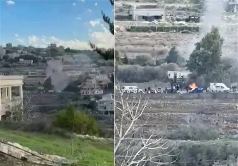 شهادت ۲ شهروند در دو حمله پهپادی رژیم صهیونیستی به لبنان