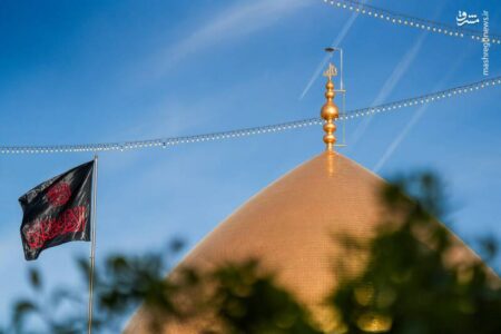 عکس/ سامرا سیاه‌پوش شد