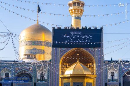 عکس/ حرم امام رضا(ع) سیاهپوش شد