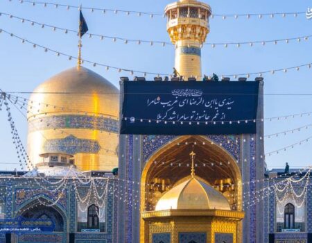 عکس/ حرم امام رضا(ع) سیاهپوش شد