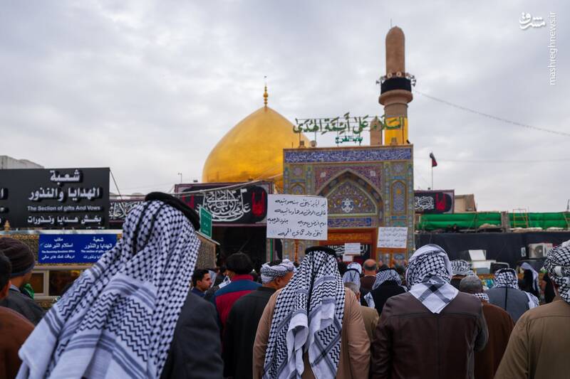 عکس/ حال و هوای شب شهادت امام هادی(ع) در سامرا