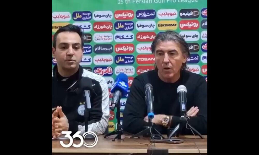 حمله ساپینتو به مربی سابق استقلال: خفه شو! +ویدیو