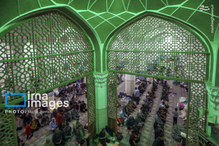 عکس/ مراسم معنوی اعتکاف در مسجد ملا اسماعیل یزد
