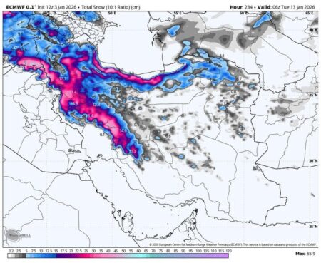 زمان دقیق ورود سامانه بارشی به کشور؛ سرما و باران شدید در راه است