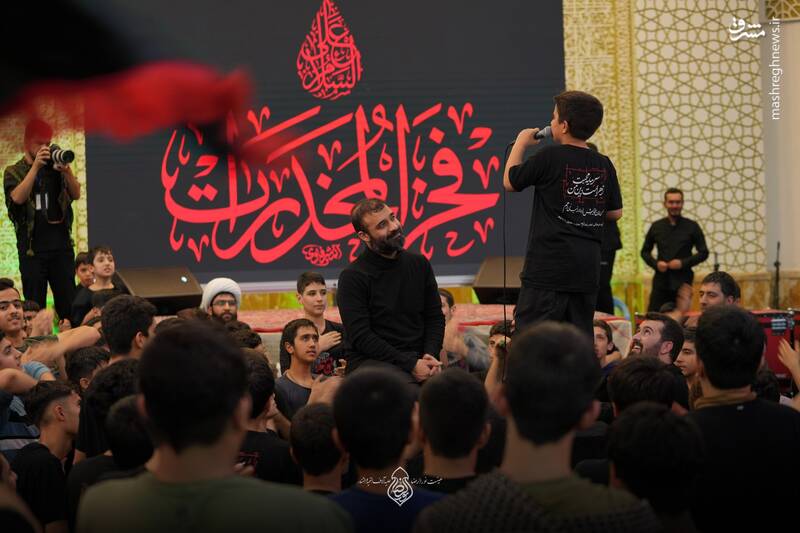 عکس/ عزاداری نوجوانان شمال تهران برای شهادت حضرت زینب(س)