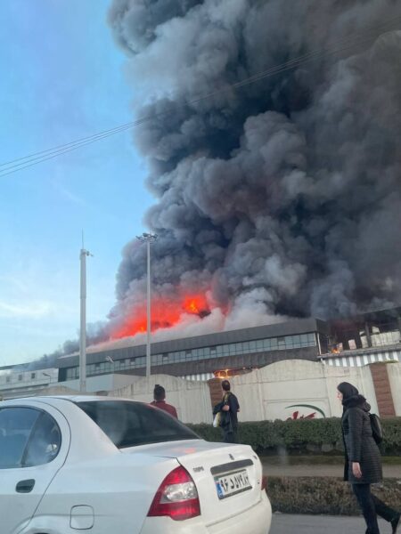 آخرین خبر از آتش‌سوزی کارخانه کاله در آمل رسید