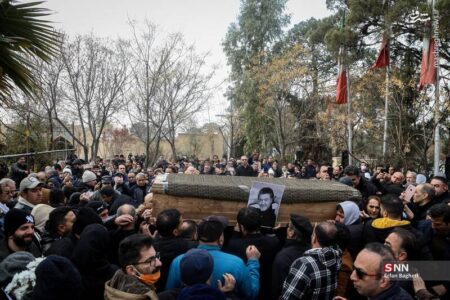 عکس/ مراسم تشییع و خاکسپاری رضا رویگری