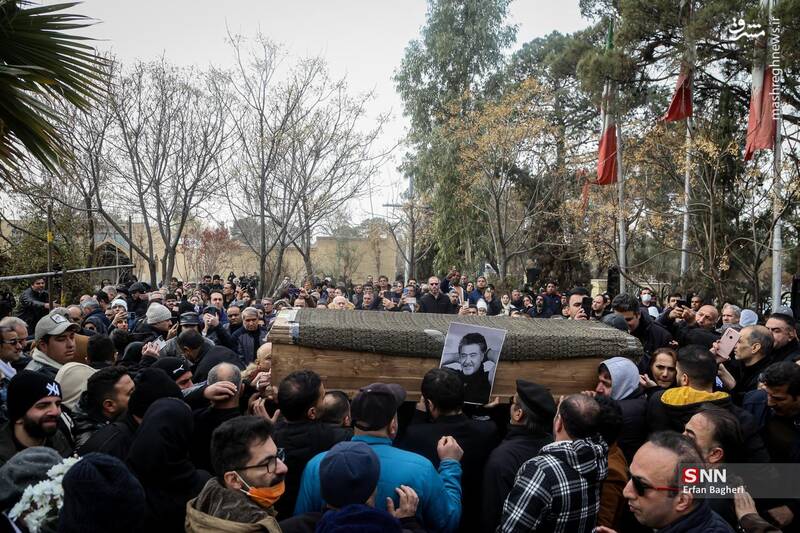 عکس/ مراسم تشییع و خاکسپاری رضا رویگری