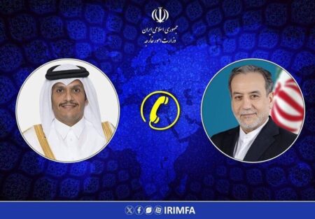 گفتگوی تلفنی وزیران امور خارجه ایران و قطر