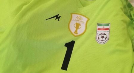 تیم ملی ایران با لوگوی قهرمانی آسیا به میدان می‌رود