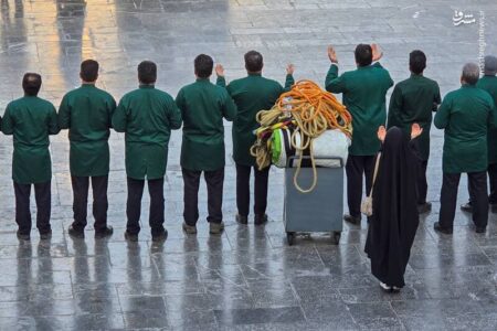 عکس/ کتیبه‌های نیمه شعبان در حرم مطهر رضوی