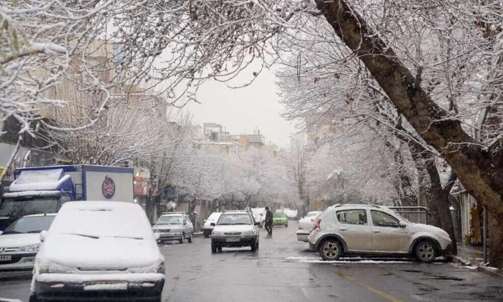 باران و برف تهران را فرامی‌گیرد