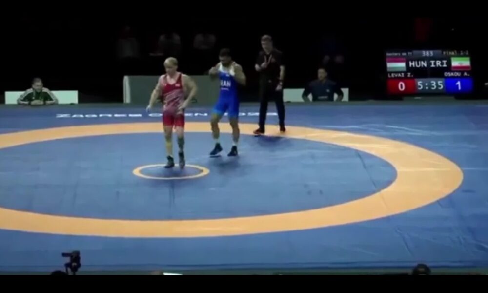 درخشش کشتی‌گیر ایرانی در فینال مسابقات کراوسی +ویدیو