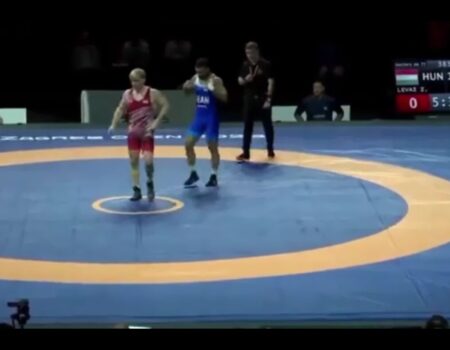 درخشش کشتی‌گیر ایرانی در فینال مسابقات کراوسی +ویدیو