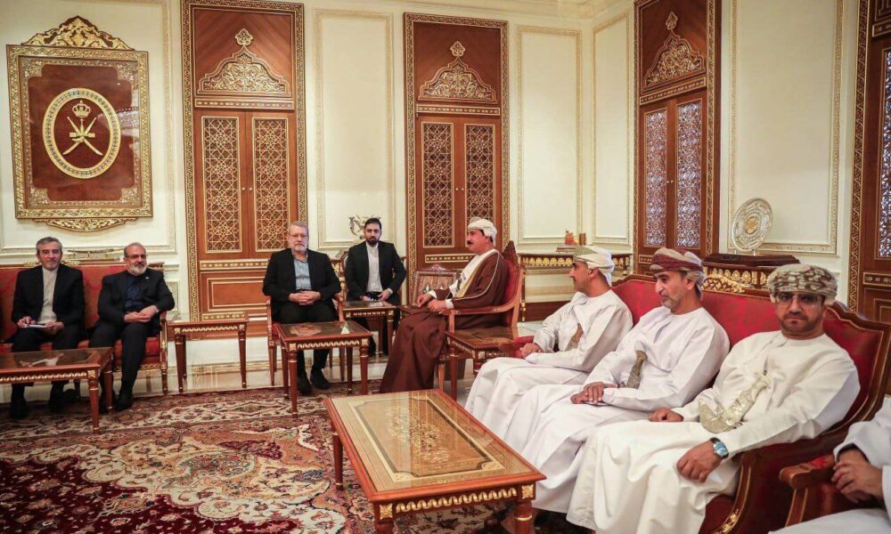 دیدار لاریجانی با هیثم بن طارق، سلطان عمان