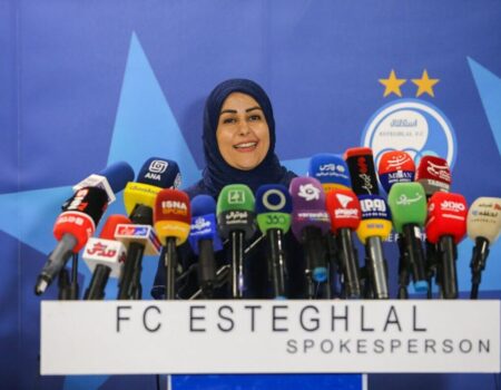 این خانم عجیب‌ترین شغل را در باشگاه استقلال دارد!