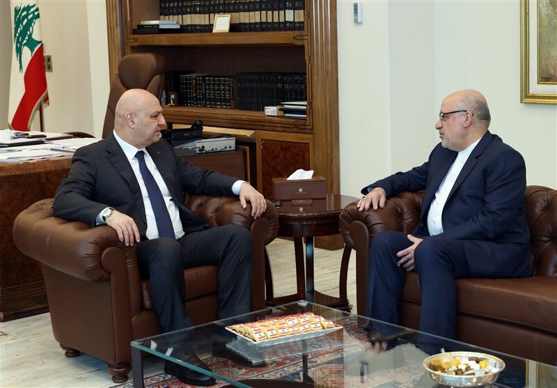 دیدار سفیر ایران با رئیس‌جمهور لبنان در پایان ماموریت