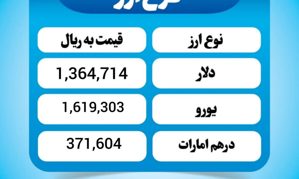 قیمت دلار امروز دوشنبه ۲۷ بهمن ۱۴۰۴