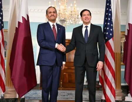 رایزنی وزیران خارجه قطر و آمریکا درباره تحولات منطقه