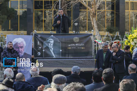 پیکر عنایت الله بخشی تشییع شد/هنرمندی که ژنرال بازیگری بود