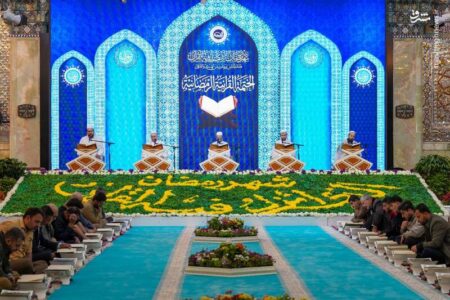 عکس/ جزءخوانی قرآن کریم در حرمین سامرا