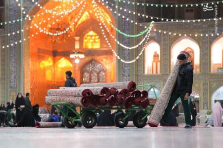 عکس/ شب چهارم مناجات خوانی ماه مهمانی خدا در حرم رضوی