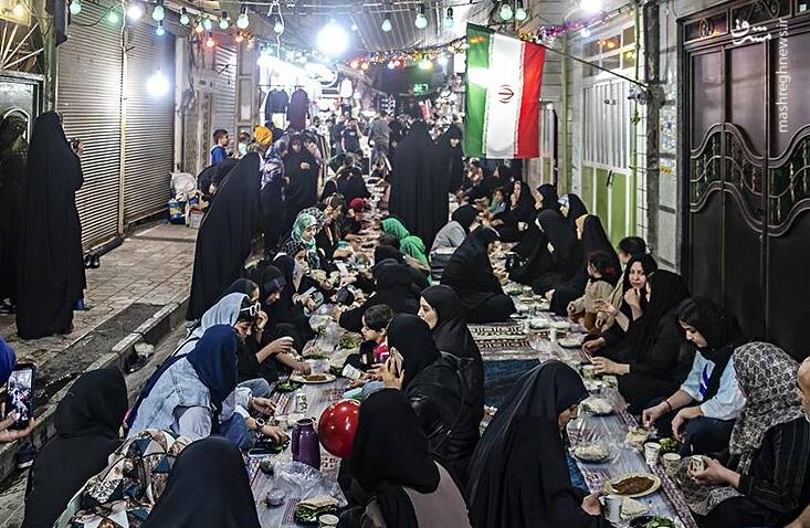عکس/ مراسم «کوچه افطاری» در تهران