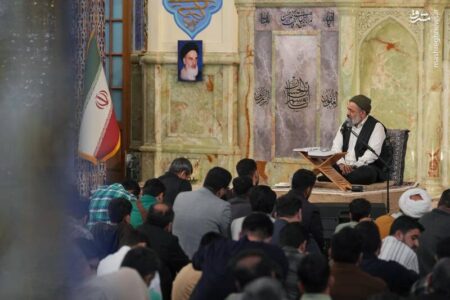 عکس/ شب ششم مناجات خوانی ماه بندگی در بهشت رضوی