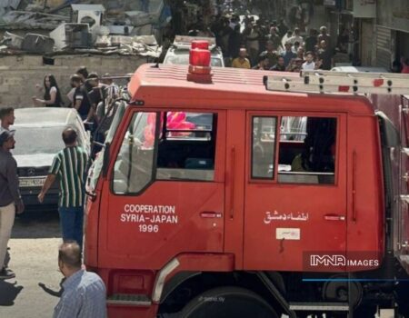 در حادثه انفجار نزدیک کاخ دادگستری دمشق ۵ نفر کشته و ۱۶ نفر زخمی شدند