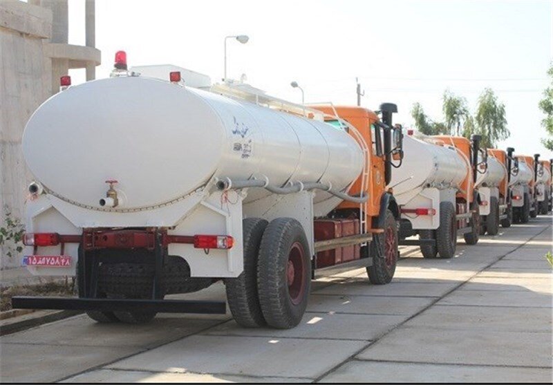 استقرار ۵۵۰ تانکر آبرسانی برای خدمت‌رسانی در آیین تشییع رهبر شهید انقلاب